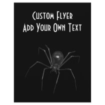 Big Black Creepy 3D Spider
