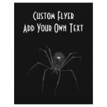 Big Black Creepy 3D Spider flyers
