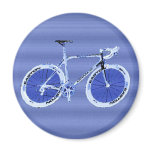 big blue bike refrigerator magnet