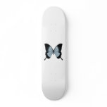 Big Blue & Black Butterfly Custom Skate Board