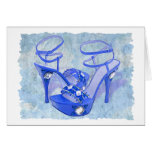 Big Blue Bling Cards