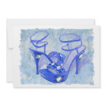 Big Blue Bling invitations