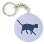 Big Blue Cat Keychains