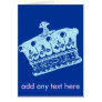 Big Blue Crown or Coronet Products Greeting Card