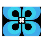 BIG BLUE FLOWER POSTCARDS