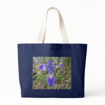 Big Blue Louisiana Iris Bags