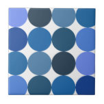 Big Blue Polka Dots Tiles