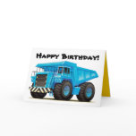 Big Blue Truck Greeting Card