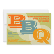 Big Bold BBQ Invitation