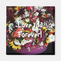 Big Bold Beautiful Square Magnet