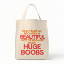 Big Boobs Humour Canvas Bags