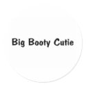 Big Booty Cutie stickers