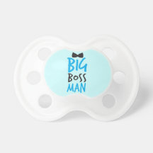 Big Boss man design NP Baby Pacifiers