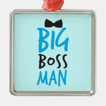 Big Boss man design NP Christmas Ornaments