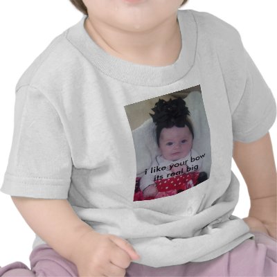 big bow baby shirt by namebrands777