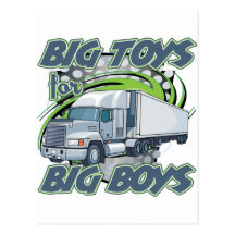 Big Boys Trucking Postcard