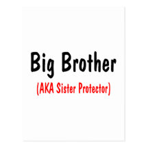 Big Brother (AKA Sister Protector) Postcards