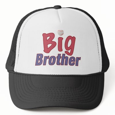 Big Brother (baseball) Hat by Coolkidstees