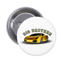 Big Brother Car Pinback Button