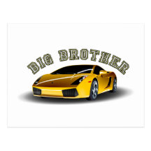 Big Brother Car Post Cards