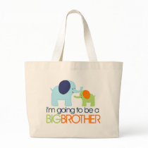 Big Brother Elephant T-shirt Canvas Bags