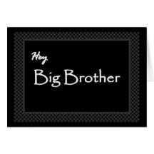 BIG BROTHER Groomsman FUNNY Wedding Invitation Greeting Cards