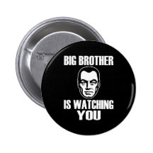 Big Brother is Watching You Pin