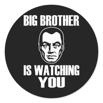 Big Brother is Watching You Stickers by strk3