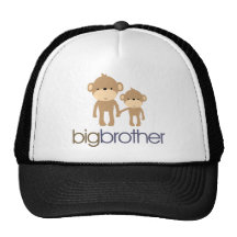 Big Brother Monkey T-shirt Trucker Hat