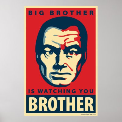 Big Brother: Obama parody poster by Red_Square