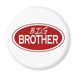 Big Brother (oval) Refrigerator Magnet