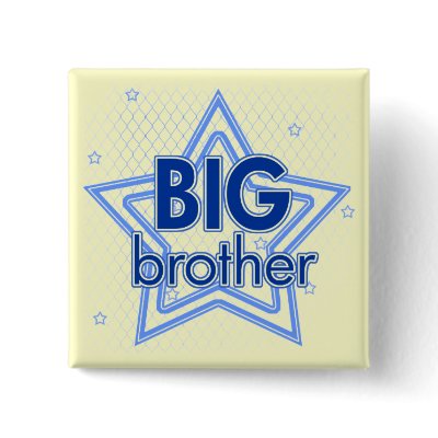Big Brother Pinback Button by Jamene_Clothing