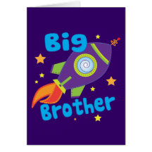 Big Brother Rocket Ship Sibling Sets Card