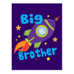 Big Brother Rocket Ship Sibling Sets Post Cards