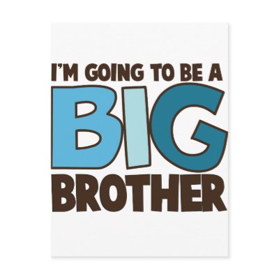 big brother t-shirt post cards by zoeysattic