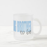 Big Brother To Be (Blue Block Font) Mugs