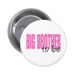 Big Brother To Be (Pink Block Font)