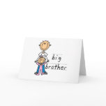 Big Brother with Baby Sister Tshirts and Gifts Greeting Card