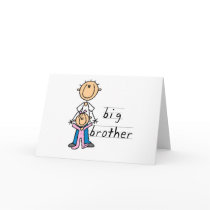 Big Brother with Baby Sister Tshirts and Gifts Greeting Card