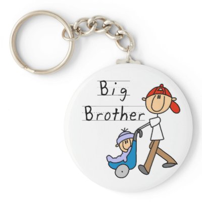 Big Brother With Little Brother Keychains by familymembers