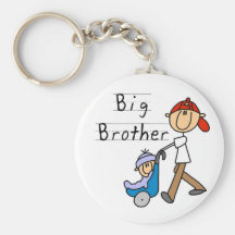 Big Brother With Little Brother Keychains