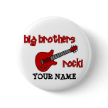 Big Brothers Rock! with guitar Button