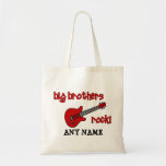 Big Brothers Rock! with guitar Canvas Bag