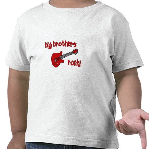 Big Brothers Rock! with Guitar T Shirts