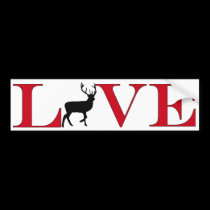 Big Buck Lover Bumpersticker bumper stickers