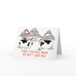 Big Butt Greeting Card