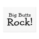 Big Butts Rock Post Card