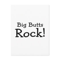 Big Butts Rock Post Card