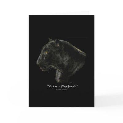 BIG CAT Endangered Species Series Greeting Card by RavenSpiritPrints