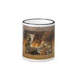 Big cat predators coffee mug